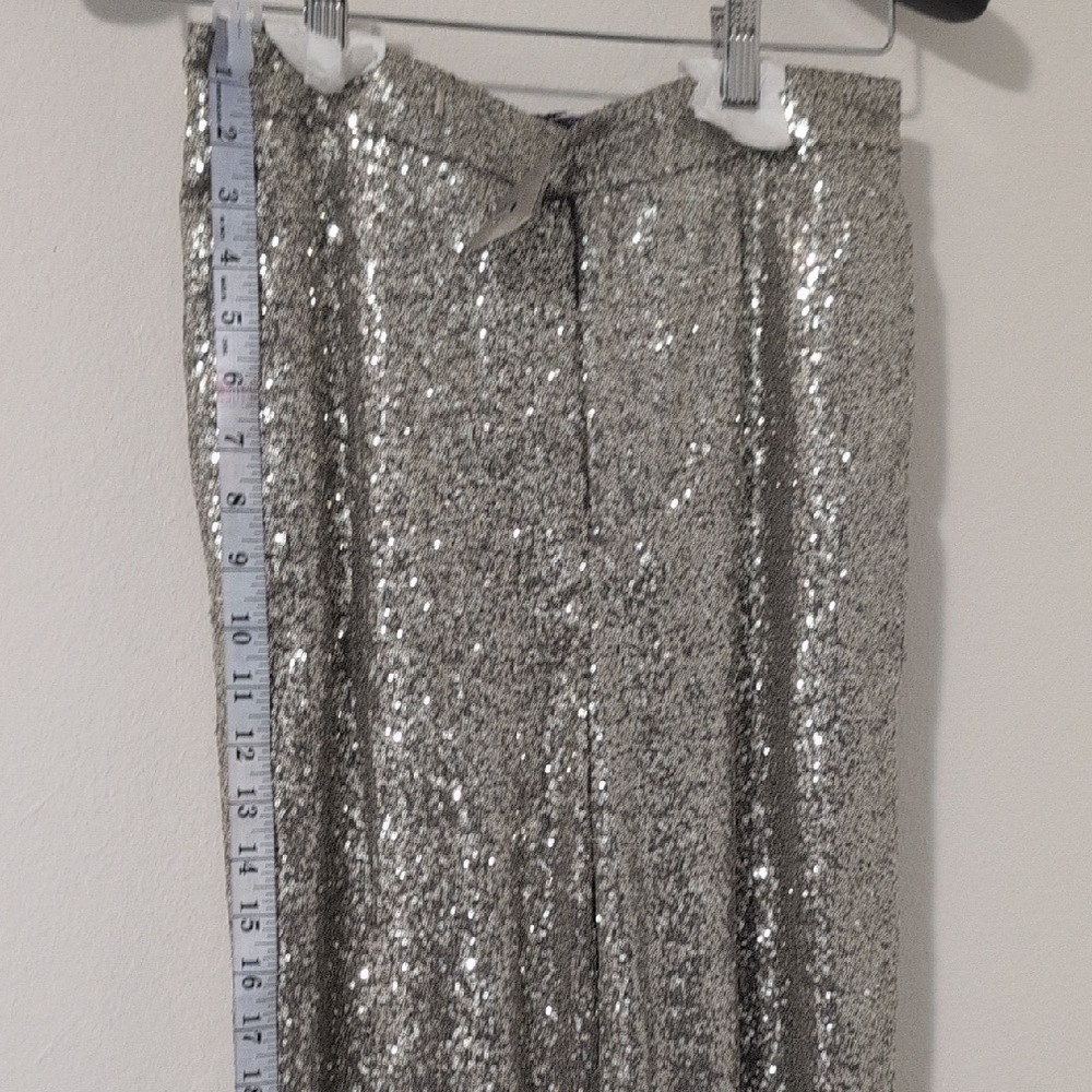 Welles Embellished Wide-Leg Pant. Ralph Lauren Collection - Picture 5 of 12